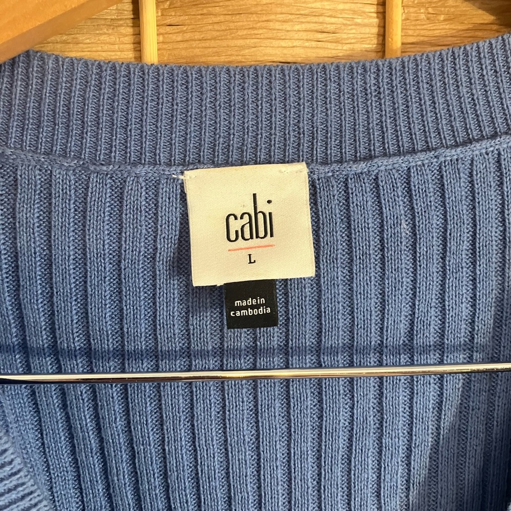 Cabi Cropped Snap Sweater - Picture 5 of 11